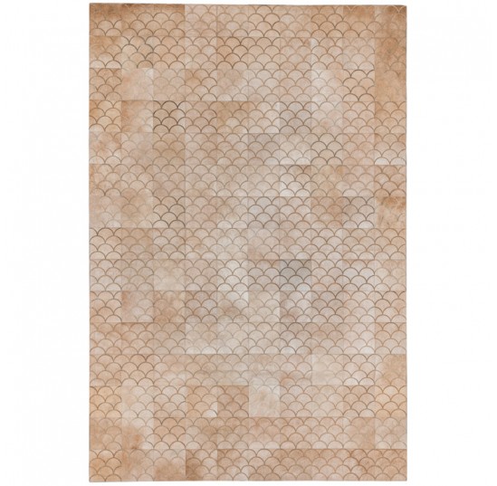 Light Caramel Luneta Cow Hide Rug