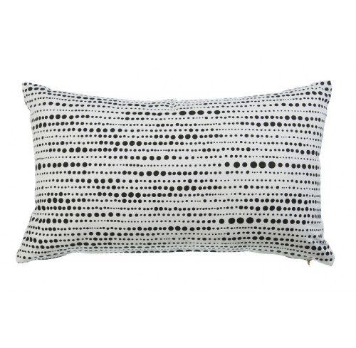 Nimes Black Rectangular Cushion