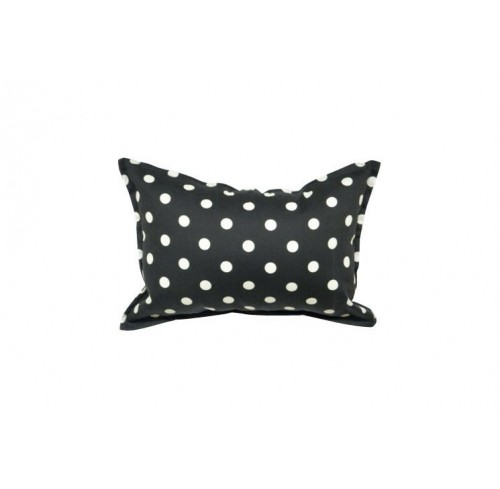 Noire and Ivoire Bouton Accent Pillow