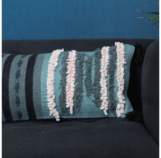 Trove Minty Cotton Cushion