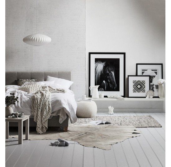 Silver Grey Cowhide Rug