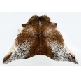 Dark Brown Speckled Cowhide Rug