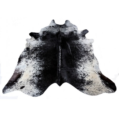 Black Speckled Cowhide Rug