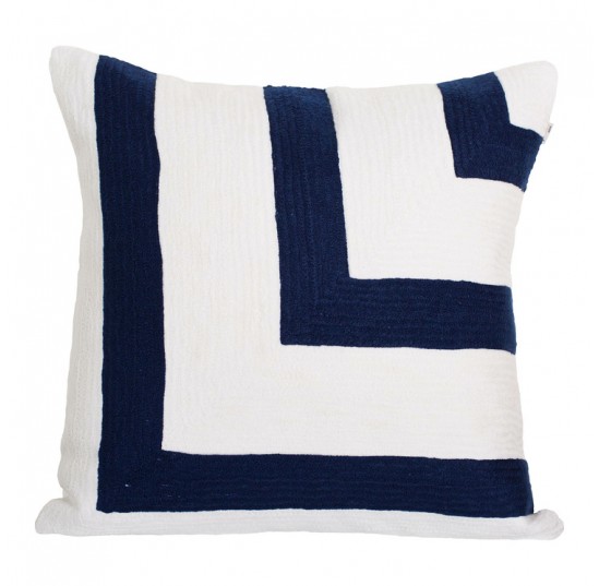 Navy Portsea Corner Cushion