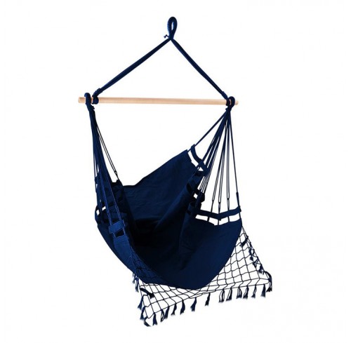 Navy Hanging Hammock Chair