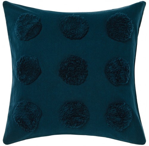 Teal Haze Cotton Cushion