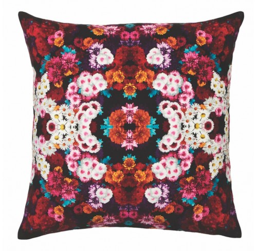 Black Giselle Velvet Cushion