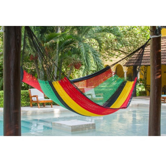 Rasta Outdoor Cotton Hammock