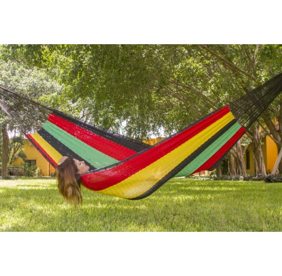 Rasta Outdoor Cotton Hammock