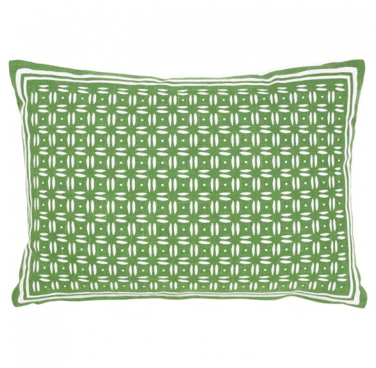 Neku Green Cotton Cushion