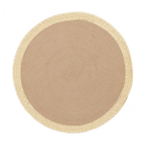 Milano Metallic Gold and Jute Rug