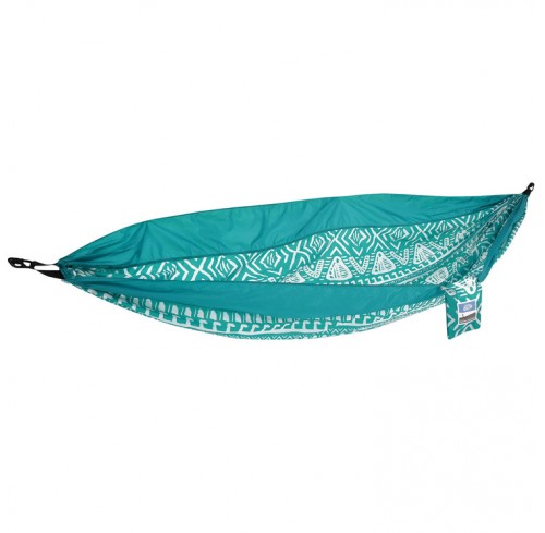 Blue Tribal Nylon Travel Hammock