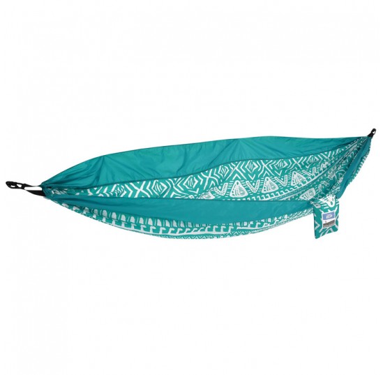 Blue Tribal Nylon Travel Hammock